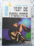 TEST DE FIABILITATE-GEORGE ANANIA