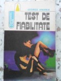 TEST DE FIABILITATE-GEORGE ANANIA