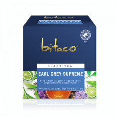 Ceai negru Earl Gray Supreme, 20g, Bitaco