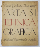ARTA SI TEHNICA GRAFICA, CAIET MARTIE IUNIE 1939