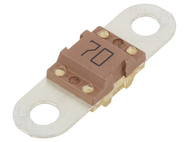Siguranţă auto 70A 32VDC M5 cupru 16x12x8mm