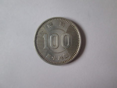 Japonia 100 Yen 1963 argint in stare buna foto