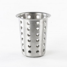 SUPORT USTENSILE INOX,D:11.5CM,H:14 CM