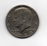 50 cenți / HALF DOLLAR, America, 1980, America de Nord, Cupru-Nichel