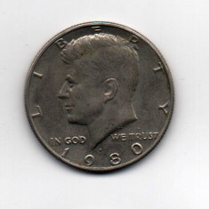 50 cenți / HALF DOLLAR, America, 1980