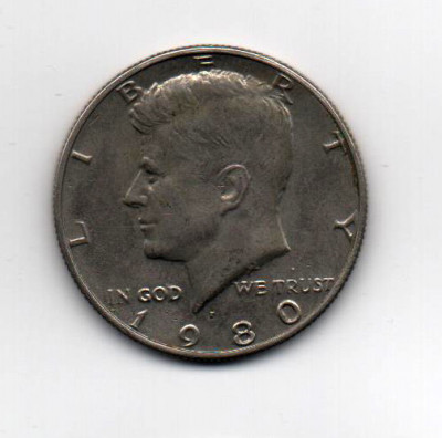 50 cenți / HALF DOLLAR, America, 1980 foto