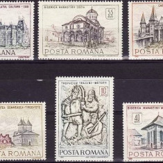 C10 - Romania 1968 - Monumente istorice 6v.neuzat,perfecta stare
