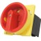 Intrerupator principal 40A 3 poli 13kW de urgenta incastrat cu placa galbena frontala 66x66mm