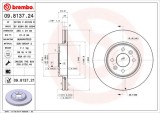 BREMBO 09.8137.21 PRIME LINE - UV Coated Disc frana