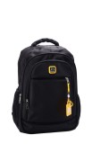 Rucsac laptop textil galben negru 31 x 20 x 50 cm