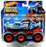 HOT WHEELS MONSTER TRUCK BIG RIGS MASINUTA METALICA CU 6 ROTI RHINOMITE SCARA