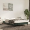 VidaXL Cadru de pat fără saltea verde &icirc;nchis 120x190 cm catifea 3269628