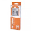 Cablu De date Si Incarcare Universal x3 mufe,Fast Charging, 3.4A , Usb-C , Micro-usb , Lightning culoare gri