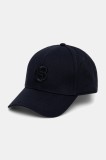 BOSS sapca culoarea negru, cu imprimeu, 50533299