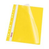 Dosar PP cu multiperforatii Esselte VIVIDA, A4, galben, 10 buc/set