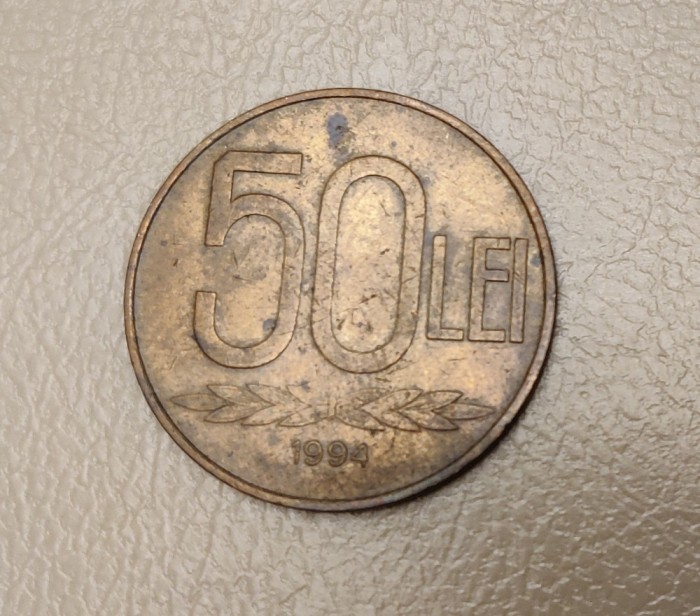 Rom&acirc;nia - 50 Lei (1994) monedă s006