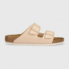 Birkenstock papuci Arizona femei, culoarea bej, 1027723