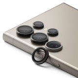 Folie camera pentru samsung galaxy s24 ultra, ringke camera lens frame glass, black