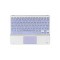 Tastatura cu touchpad BT mini alb+albastru