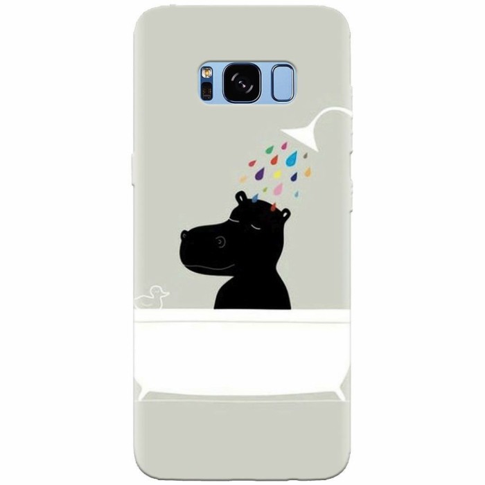 Husa silicon pentru Samsung S8 Plus, Hippo Bath