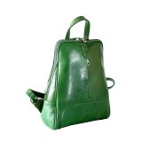 Rucsac dama piele naturala, util land fashion, verde, R102V