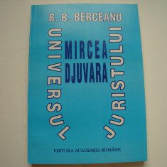 Universul juristului Mircea Djuvara - Barbu B. Berceanu