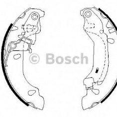 Set saboti frana FIAT PANDA (169) (2003 - 2016) BOSCH 0 986 487 669