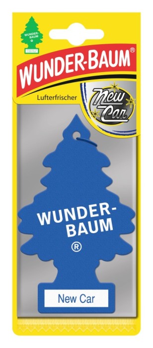 Odorizant auto, bradut, Wunder - Baum, New Car, 7.6 x 0.3 x 19 cm