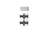 Kit reparatie placute frana fata SRL Mercedes Clasa C W203 S203 CLK C209 A209 CLS C219 Clasa E W211 S211 Clasa S W220 1998-2005 SL R230 SLK R171 2004