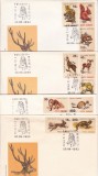 ROMANIA 1993 LP 1318 FAUNA PROTEJATA (UZUALE) SERIE FDC