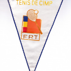 AMS# - FANION FEDERATIA ROMANA DE TENIS DE CAMP + INSIGNA F.R.T