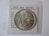 Egipt 1 Pound 1980 FAO argint UNC,diam.=35 mm,greutate=14,90 grame