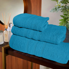 Set 3 prosoape baie Valentini Bianco TM900A/3/1185 Turquise