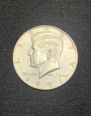 Moneda half dollar 1991P foto