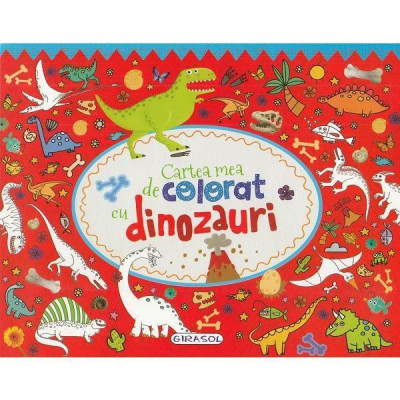 Cartea mea de colorat cu dinozauri PlayLearn Toys foto