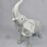 Bibelou mare, RAR din portelan romanesc vintage - Elefant