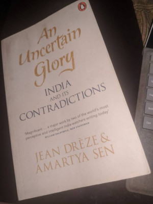 An uncertain glory India and its contradictions Amartya Sen, Jean Dreze foto