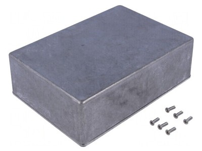 Carcasă Universală Aluminiu Natural 121mm x 171mm x 55mm foto