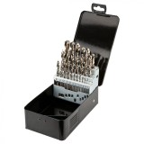 Burghie pentru metal, HSS-Co, 1.0-13.0 mm, set 25 buc 57H090