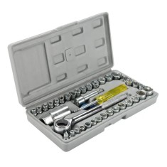 Trusa Chei Tubulare 1/4&#039;&#039;, 3/8&#039;&#039; 40 Piese