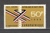 Volta Superioara.1968 Posta aeriana-5 ani colaborarea EUROPAFRICA SV.29, Nestampilat