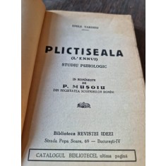 Emile Tardieu - Plictiseala