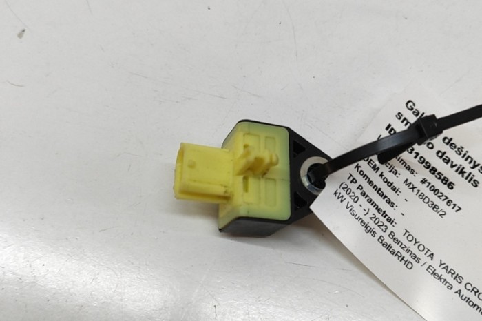 Senzor de impact dreapta spate TOYOTA YARIS CROSS MXP_ 2023 OEM: 89173-0D200 | 31998586