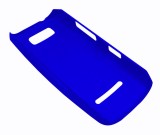 Husa tip capac spate albastra (cu puncte) pentru Nokia 305 / 306 Asha, Plastic, Carcasa