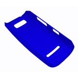 Husa tip capac spate albastra (cu puncte) pentru Nokia 305 / 306 Asha