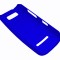 Husa tip capac spate albastra (cu puncte) pentru Nokia 305 / 306 Asha