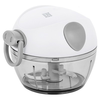 Mini tocator chopper manual cutit cu 3 lame vas 180ml pentru legume Teesa TSA0199 foto