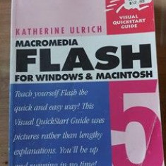 Macromedia Flash for windows&Macintosh 5- Katherine Ulrich