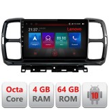 Navigatie Citroen C5 Aircross Android radio gps internet Octa Core 4+64 LTE Kit-aircross+EDT-E509-PRO RESIGILAT CarStore Technology