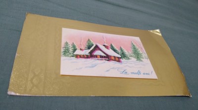 CARTE POSTALA FELICITARE NECIRCULATA foto